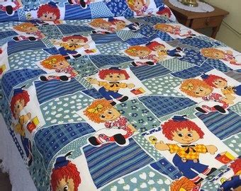 Vintage Strawberry Shortcake Quilted Bedspread By AStringorTwo