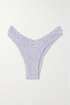 Lilac Fullweave Woven Stretch Satin Bikini Briefs ISA BOULDER NET A