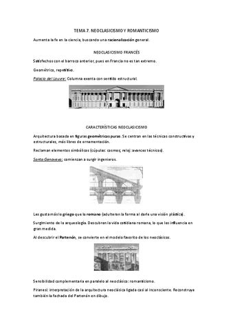 T7 Neoclasicismo Y Romanticismo Pdf