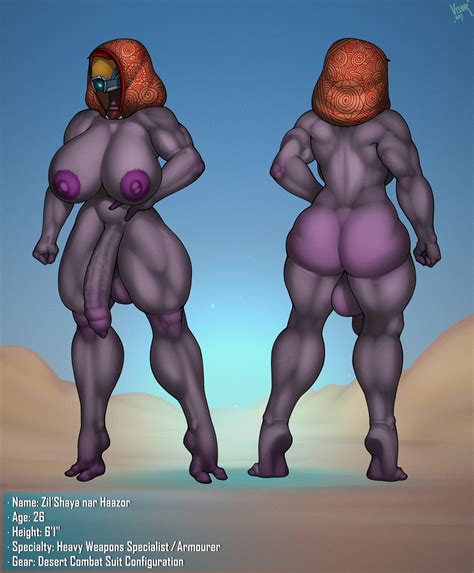 Desert Quarian Reference NUDE Comm By NTPS Hentai Foundry