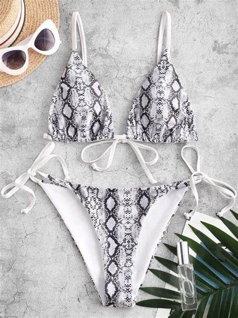 Swimsuit Triangle Bikini Bikini Sexy Leopard Print Grandado