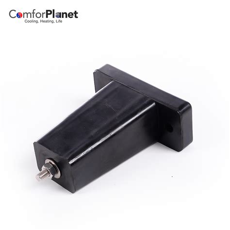 Firm Air Conditioner Natural Rubber Anti Vibration Mounts Square Rubber