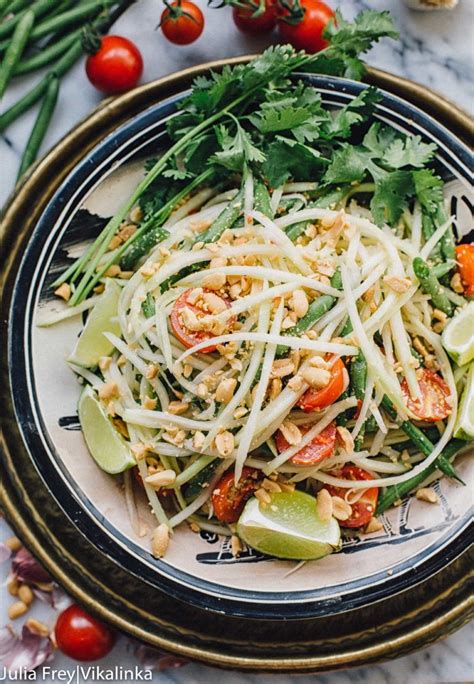 Thai Green Papaya Salad Is Your Next Bbq Hit Green Papaya Salad