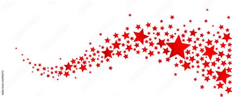 Red stars border Stock Vector | Adobe Stock