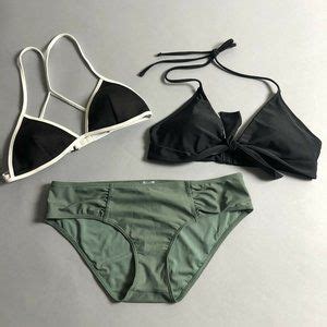 Swim White Fish Net Bikini Set Sw Poshmark