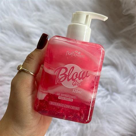 Blow Girl Gel Aromatizante Beijável Para Virilha ml Hot Flowers sabrinaamarastore