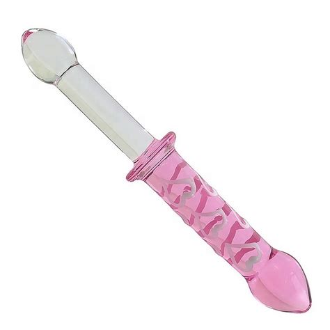 Pink Pearl Glass Crystal Anal Plug For Lovers Bdsm Sex Toys Dildo Anal Bead Masturbation Stick