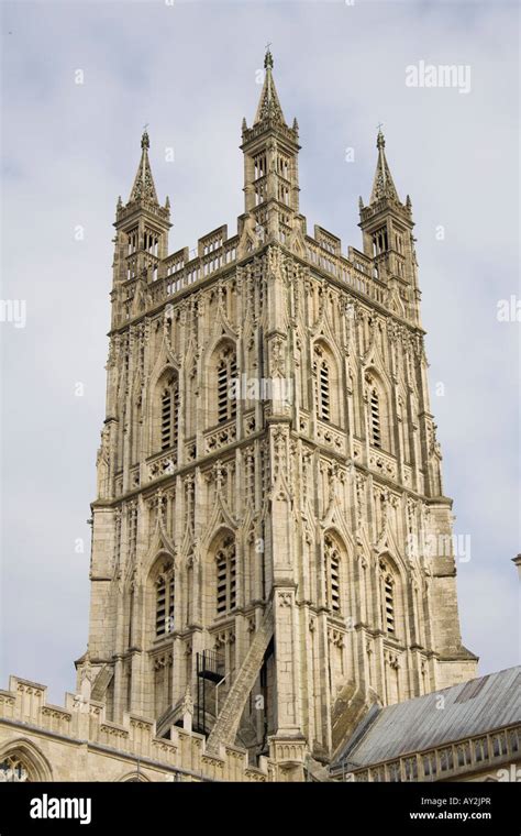 Gloucester Cathedral Tower Stock Photo - Alamy