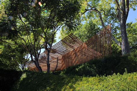 Chou No Hane Meditation Pavilion Atelier Lavit Archdaily