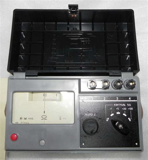 Измеритель сопротивления заземления М-416