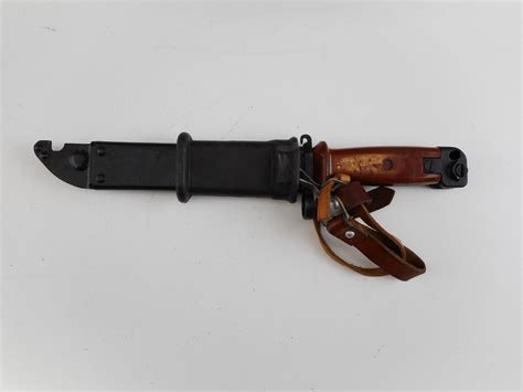 Polish Ak 47 Bayonet With Scabbard Switzers Auction And Appraisal Service
