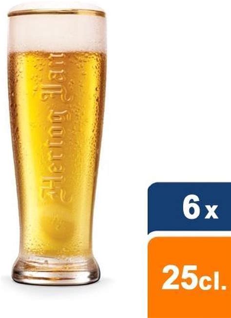 Hertog Jan Pilsener Bierglazen 25cl Set Van 6 Bier Glas 0 25 L 250