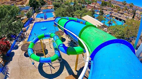 Curvy Tube Water Slide At Albercas El Vergel Water Park Water Park