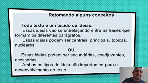 Informações Principais E Secundárias Em Um Texto Youtube