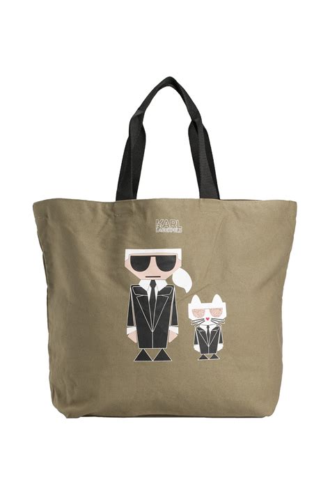 KARL LAGERFELD Shopper 'Kocktail' khaki » günstig online kaufen ...
