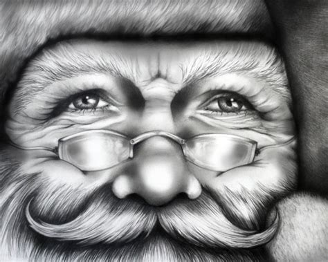 Santa Claus Pencil Sketch at PaintingValley.com | Explore collection of ...