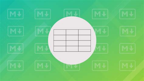 How To Create Tables In Markdown