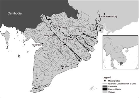 Mekong Delta Map