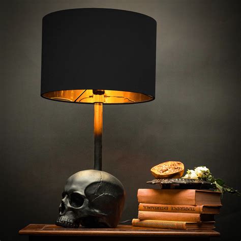 The Edison Skull Lamp The Blackened Teeth Ltd