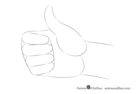 How To Draw A Thumbs Up