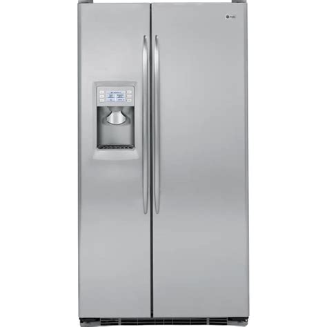 GE Profile 23.2 cu ft Side-by-Side Counter-Depth Refrigerator ...