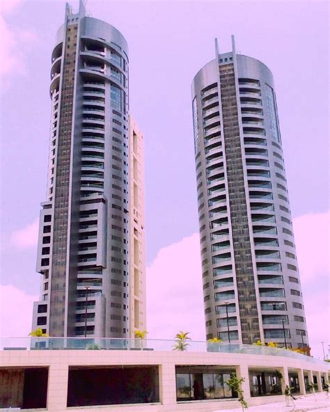 Eko Atlantic City Tower B Of The Eko Pearl Towers Completed And