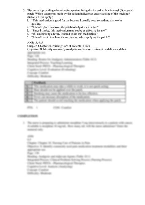 SOLUTION: Test bank understanding medical surgical nursing 6th edition