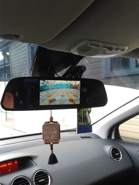 Установил зеркало заднего вида с камерой — Peugeot 308 (1G), 1,6 л ...