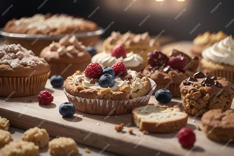Premium Ai Image Home Made Sweet Baked Goods