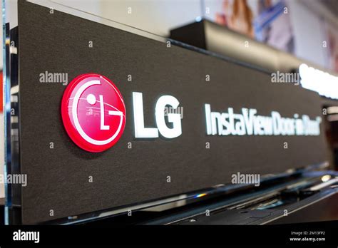 Lg Logo Bright Neon Lg Sign South Korean Multinational Electronics