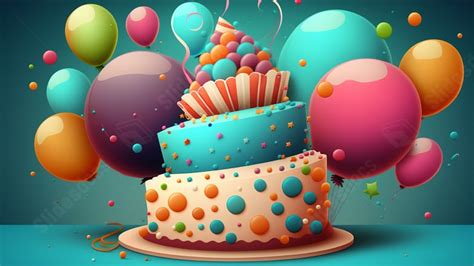 Birthday Cake Powerpoint Background For Free Download - Slidesdocs