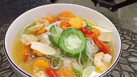 resep sayur oyong soun bening belajar masak
