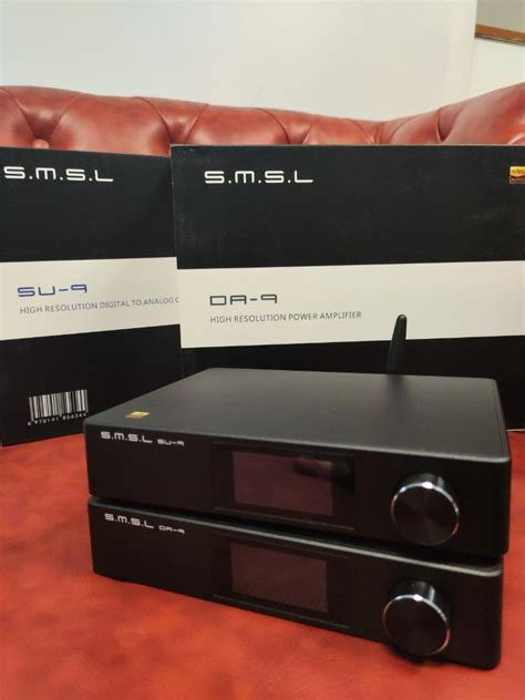 SMSL SU9 DA9 SU-9 DA-9 High Resolution DAC Power Amplifier MQA DSD XMOS ...