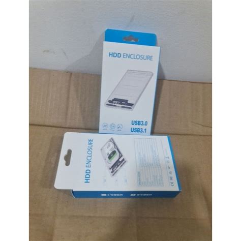 jual casing hardisk laptop casing hdd enclosure  transparan