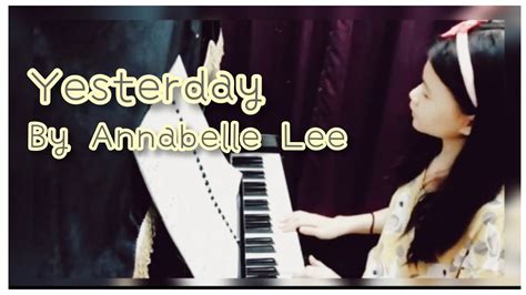 Piano Duet Yesterday By Annabelle Lee Youtube