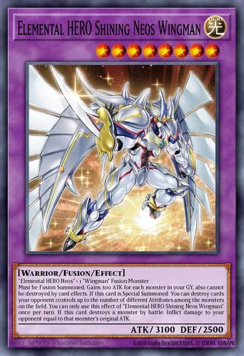 Elemental HERO Shining Neos Wingman Yu Gi Oh Master Duel Untapped Gg