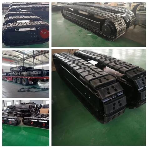 Steel Rubber Track Chassis From Ton To T Steel Undercarriage For