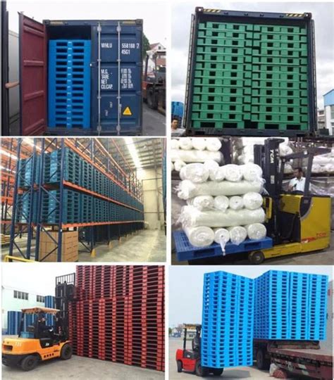 Eco Friendly Recycled Plastic Pallets Ce Heavy Duty Nestable Pallet