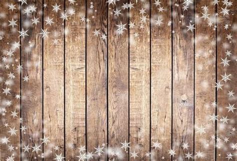 Brown Wood Wall Snowflake Christmas Backdrops In 2020 Christmas