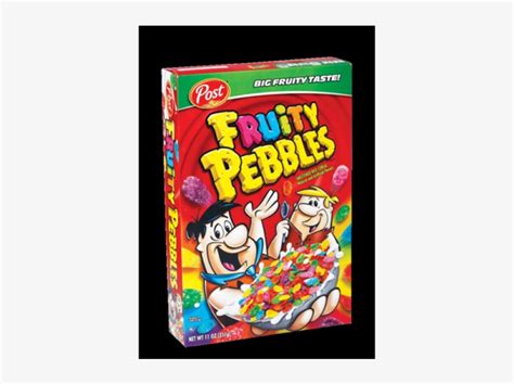 Post Fruity Pebbles Cereal 11 Oz Box Free Transparent Png Download