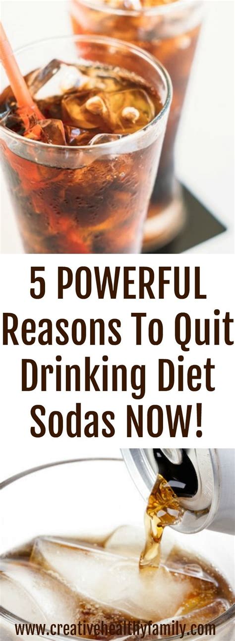 5 Powerful Reasons To Quit Drinking Diet Sodas Now Diet Soda Mindful Eating Diet And Nutrition