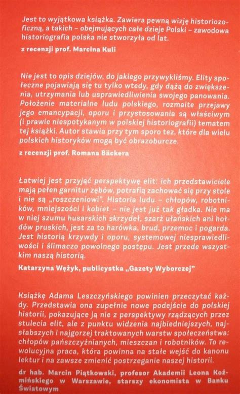 Ludowa historia Polski Adam Leszczyński 11760065309 oficjalne