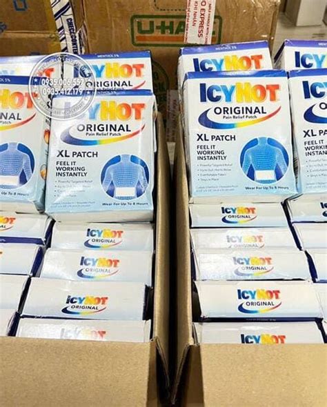 Icy hot original pain relief patch review có tốt không