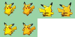 Cloned Pikachu sprite sheet by krystalDragonX546 on DeviantArt