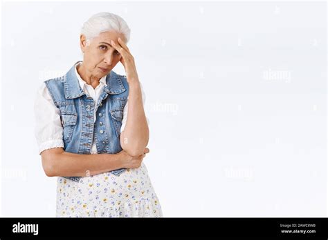 Mature Woman Embarrassed Hi Res Stock Photography And Images Alamy