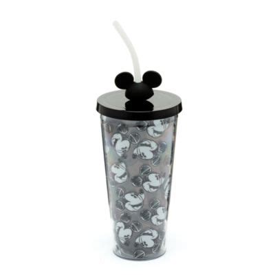 Walt Disney World Vaso Con Pajita Mickey Mouse Mercafan