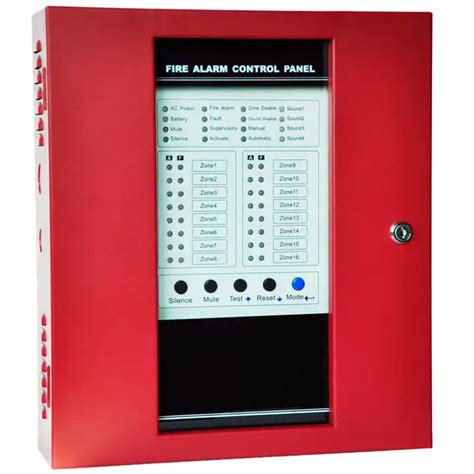 16 Zones Addressable Fire Alarm Control Panel Rs485 Communication Smart