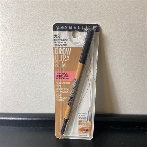 Maybelline Makeup Maybelline Brow Ultra Slim Defining Eyebrow Pencil Light Blonde Poshmark