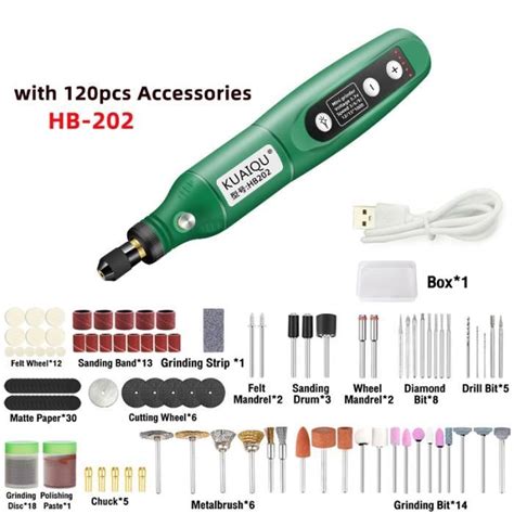 Mini Meuleuse Sans Fil Perceuse Charge Usb Stylo Dcouper Lectrique