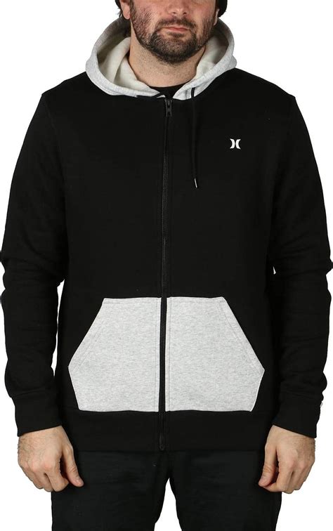 Hurley Natural Hd Fleece Full Zip Hoodie Uk Clothing